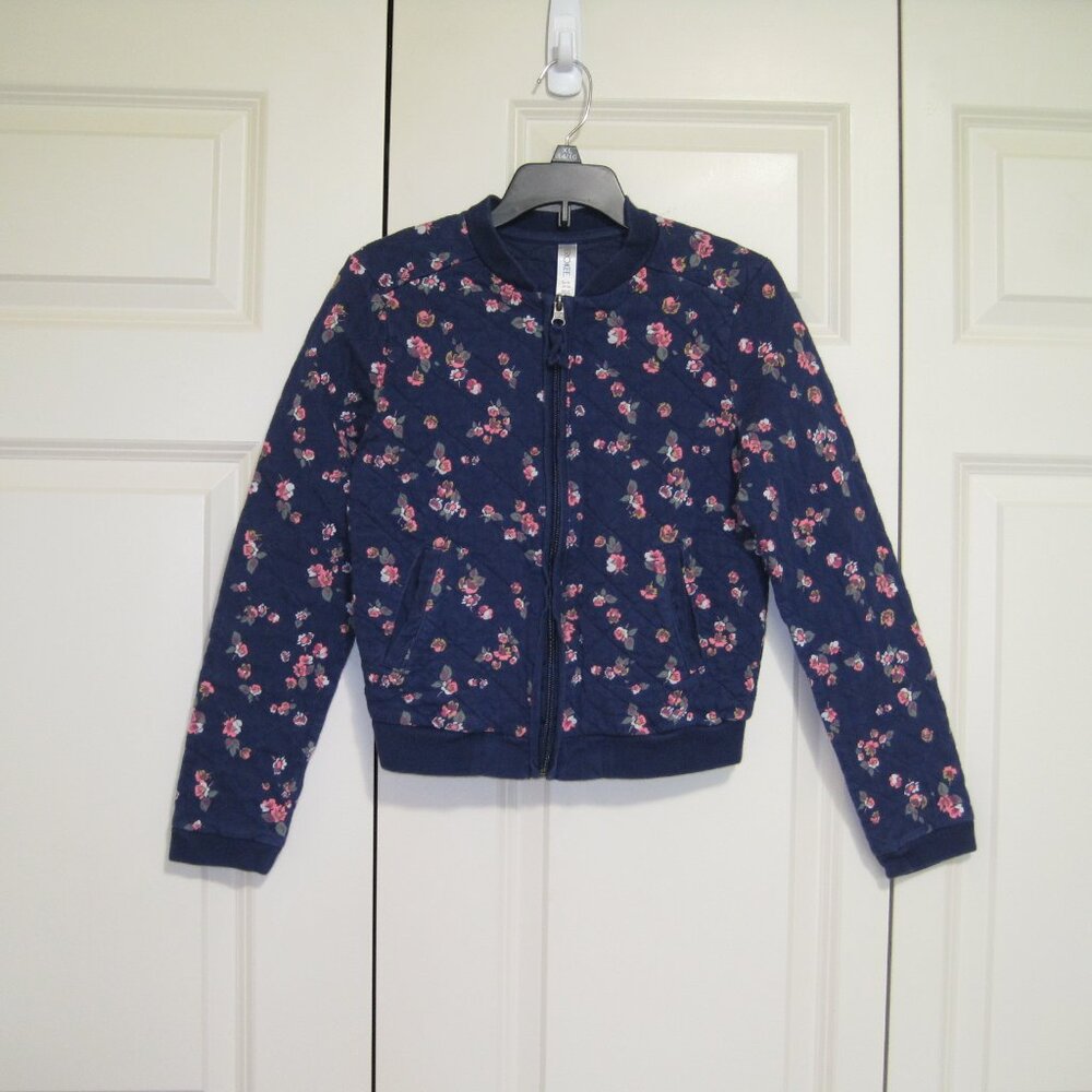 Cherokee quilted bomber jacket sz L girls